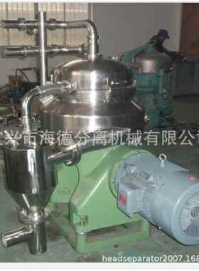 JMLDP500喷嘴排渣酵母碟式分离机 向心泵出料 酵母浓缩碟片分离机