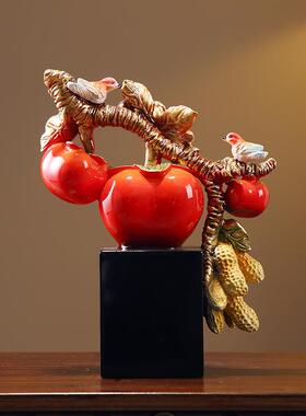 好事发生摆件客厅玄关博古架酒柜装饰品店铺开业乔迁入宅大吉用品