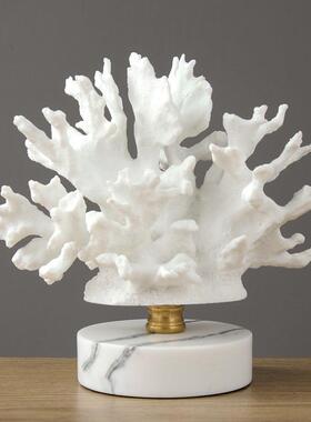 欧风珊瑚摆现轻奢家居北酒BKD2550-店装代饰件品样板间电视柜客厅