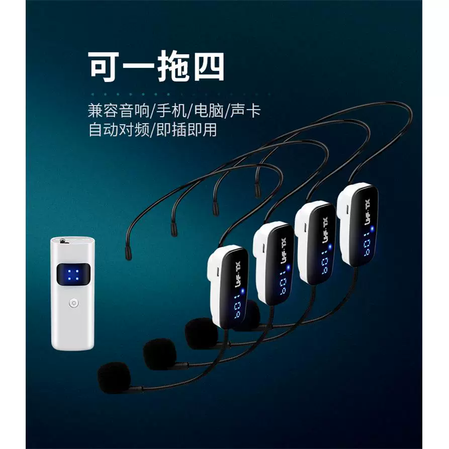Беспроводной универсальный микрофон, чемодан, колонки, пчела, обучение, bluetooth