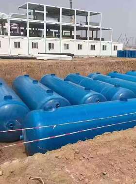 玻璃钢化粪池厂家三格缠绕加厚隔油池沉淀池新农村改造桶地埋式