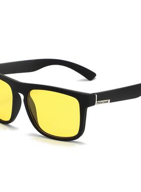 新款运动骑行偏光太阳镜炫彩弹性漆眼镜户外男士开车防晒高端眼镜