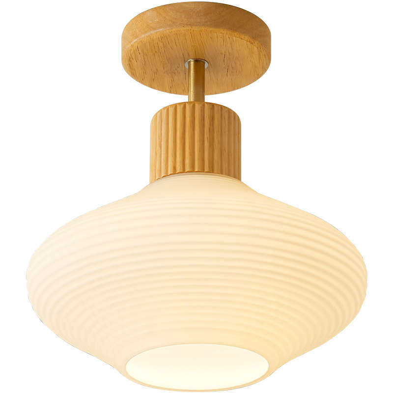 原木风走廊过道灯简约入户玄关吸顶灯北欧创意门厅衣帽间阳台灯具,淘宝优惠券,粉丝福利购,淘宝优惠卷