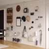 Super load-bearing hole board round hole wall hanging hardware tool rack display storage shelf kitchen household multi-purpose