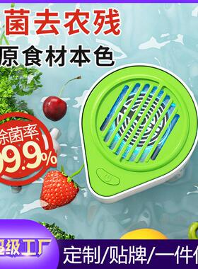 无线便携式果蔬净化器水果消毒清洗机净化器家用食材去农残洗菜机