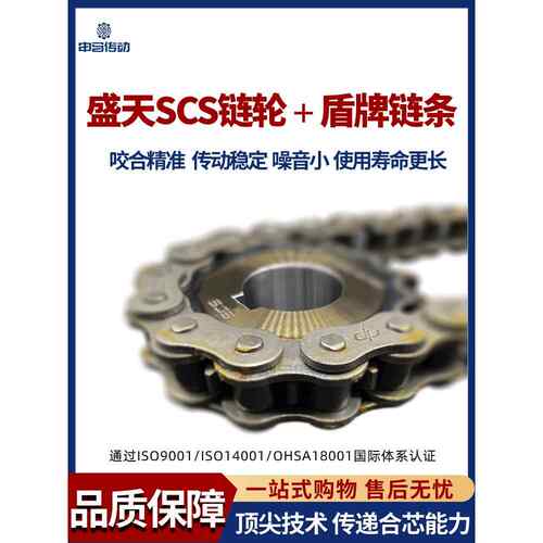 盛天炼轮SCS炼轮加工成品 SCS6分12A23齿 高精度耐磨损 申马传动 - 图1