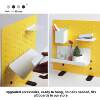 Hole board, nail-free box installation, storage accessories rack with simple pen holder multi-function partition rack