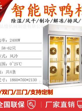 双门风冷晾鸭柜智能晾鸭柜晾胚柜商用烤鸭烤鹅烘干除湿晾干柜