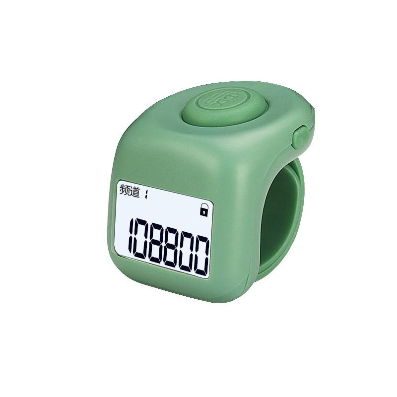 New Xiaodu counter manual electronic digital display 9-channel mini ring charging sub-passenger flow counting