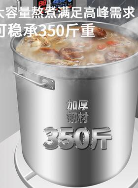 商用平面矮脚低汤炉食堂饭店厨房大功率卤煮煲汤熬粥单双头矮汤炉
