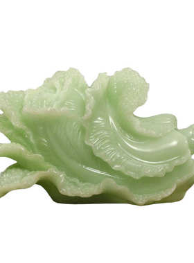 玉白菜摆件葫芦中式玄关客厅酒柜电视柜装饰品店铺开业礼品