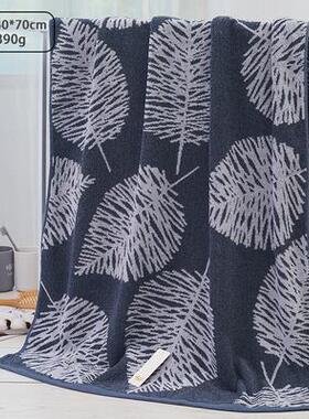 pure cotton bath towel absorbent plain color men and women
