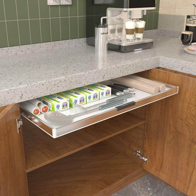 厨房橱柜自制改造收纳抽屉餐具厨具整理托盘柜内分层板环保PP材质,淘宝优惠券,粉丝福利购,淘宝优惠卷