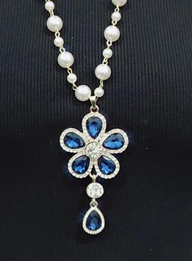 珍珠挂件项链毛衣长款爆款项链