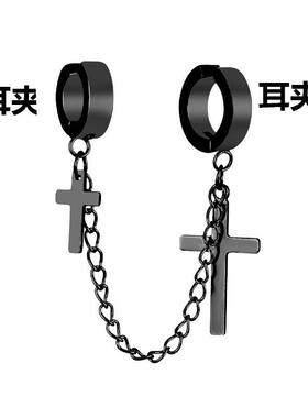 男童耳环耳夹儿童耳钉无耳洞