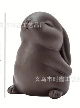 可爱慵懒小兔子花园桌面窗台装饰电视柜装饰酒柜装饰房间装饰摆件