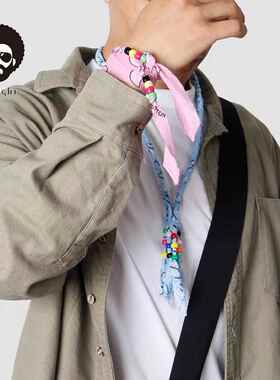 复古衬衣棉麻手工编织项链日系男女情侣挂饰挂绳文艺民族风潮流苏