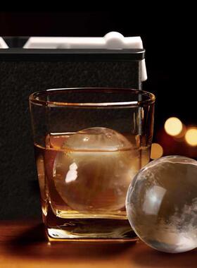 酒吧调酒出口日本自动压冰球机Ice ball制冰球机快速制大冰球模具
