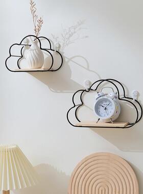 【严选】铁艺墙上置物架客厅墙面装饰卫生间墙壁收纳架浴室整理架