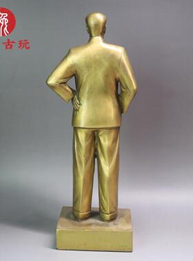 纯铜 周总理周恩来铜像全身像半身像无产革命周总理家居客厅 摆件