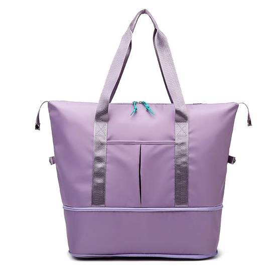 新款轻便干湿分离健身包男女同款大容量旅行包时尚运动收纳行李袋