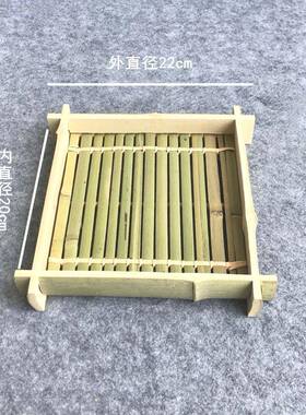 创意编织竹果盘果篮小竹筐子竹制品摆放小吃篮客厅水果点心收纳筐