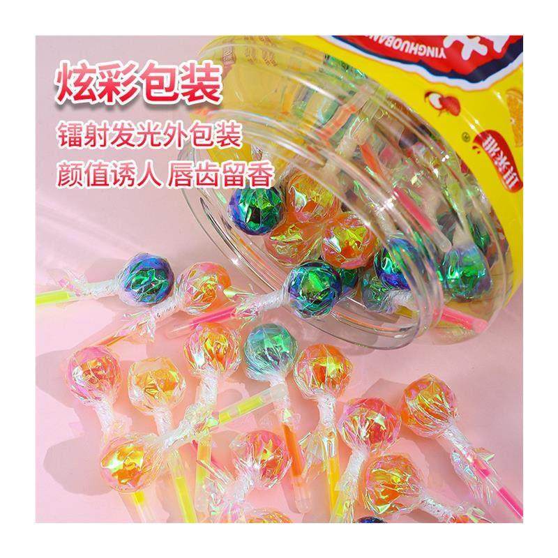 会发光的棒棒糖高颜值酸甜水晶糖果生日六一儿童节小礼物桶装零食,淘宝优惠券,粉丝福利购,淘宝优惠卷