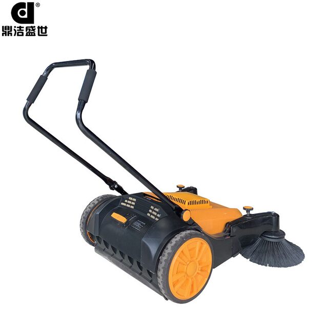 ມືຊຸກດັນໂຮງງານ sweeper ໂຮງງານຜະລິດກະສິກໍາ unpowered ໃບເຮັດຄວາມສະອາດລົດ sweeper sweeper