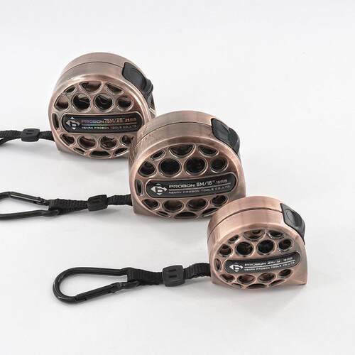 玄石高品质镂空3米5米钢卷尺古铜防污不锈钢卷尺工程工地装修卷尺 - 图1