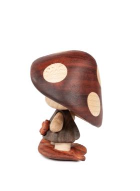 原上城原创设计winki温琪系列蘑菇实木模型桌面摆件高级潮流礼物