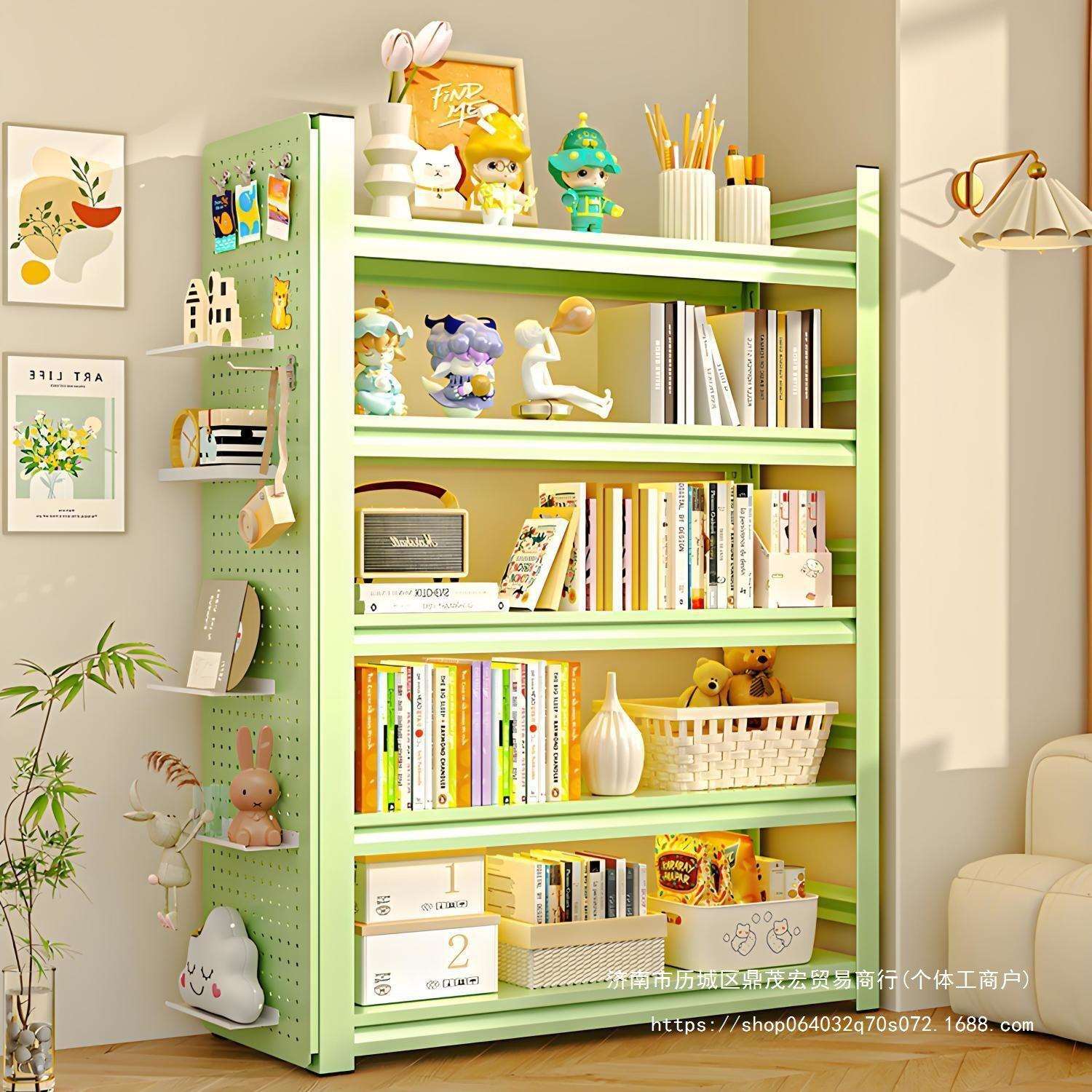 Thickened hole board shelf storage rack multi-layer floor-to-ceiling household balcony storage rack utility room commercial supermarket storage