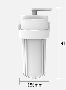 全屋净水器家用反冲洗大流量前置过滤器大白瓶带旁通阀自来水过滤