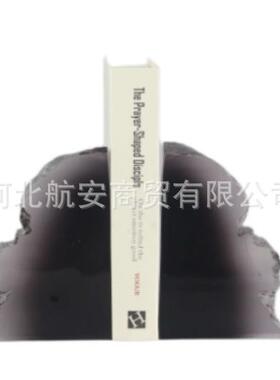现代简约创意树脂书立书靠书档样板房售楼处桌面书架办公室饰品