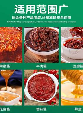 酱料灌装机洗发水番茄酱蜂蜜食品气动定量膏体灌装设备效定量