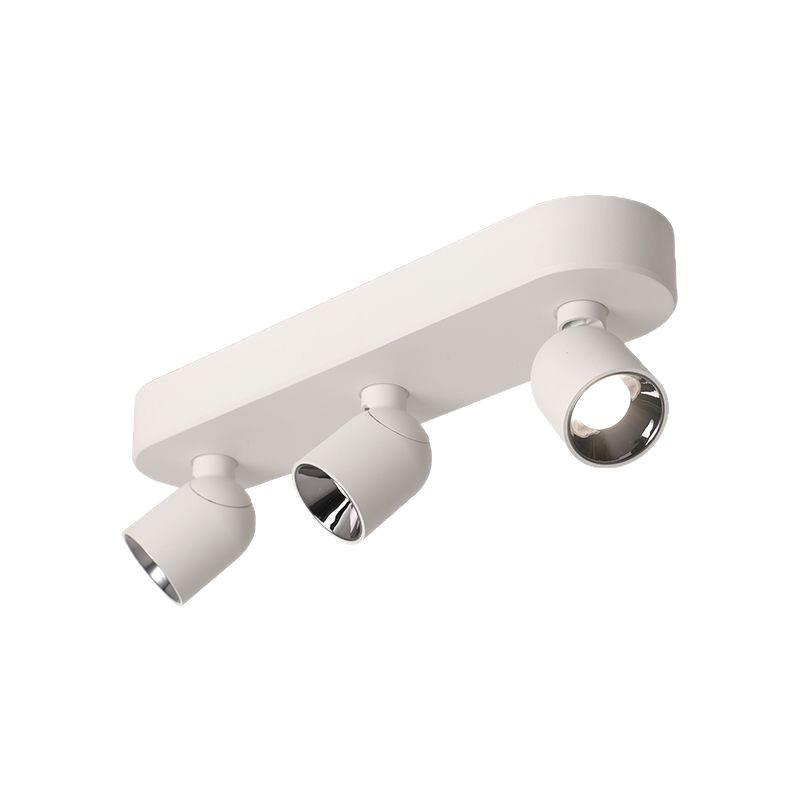 Surface-mounted anti-glare double-headed three-head spotlight folding ceiling downlight adjustable angle photography balcony restaurant LED light