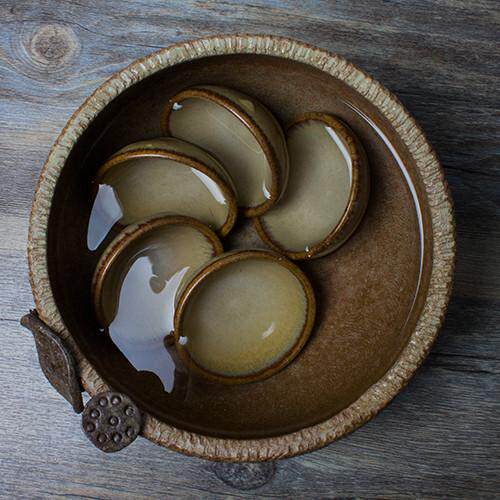 纯手工粗陶茶洗陶瓷水洗大号水培植物花盆茶渣桶笔洗功夫茶具配件,淘宝优惠券,粉丝福利购,淘宝优惠卷