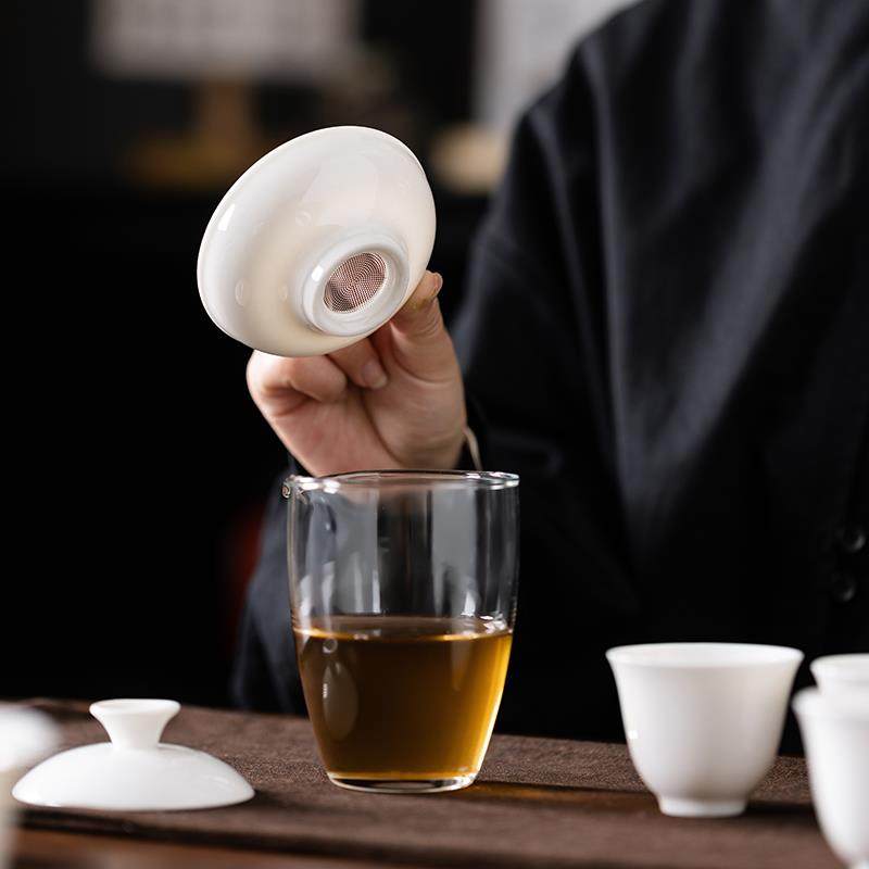 德化白瓷茶具套装羊脂玉礼盒装盖碗茶壶杯子定制logo整套茶具礼盒,淘宝优惠券,粉丝福利购,淘宝优惠卷