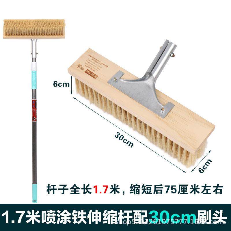 刷车专用拖把加长柄伸缩杆猪鬃软毛洗车蜡拖货车公交大客汽车毛刷,淘宝优惠券,粉丝福利购,淘宝优惠卷