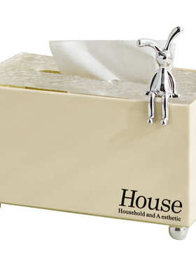 奢纸巾客厅家居装饰轻收纳盒餐桌抽家用塑料摆件纸盒盒装饰餐巾纸