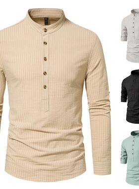 Men's printed shirt, men's shirt, long sleeved floral
