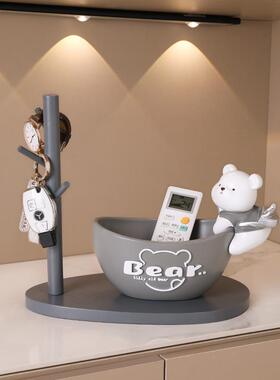 搬招财猫钥匙收YSC纳玄关摆入件户门口客厅家居装迁饰品家乔新居