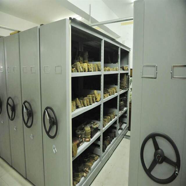 Calligraphy and Painting Society Compact Shelves Museum Cultural Relics and Antiques Storage Compact Shelves Museum Oil Painting Storage Compact Shelves