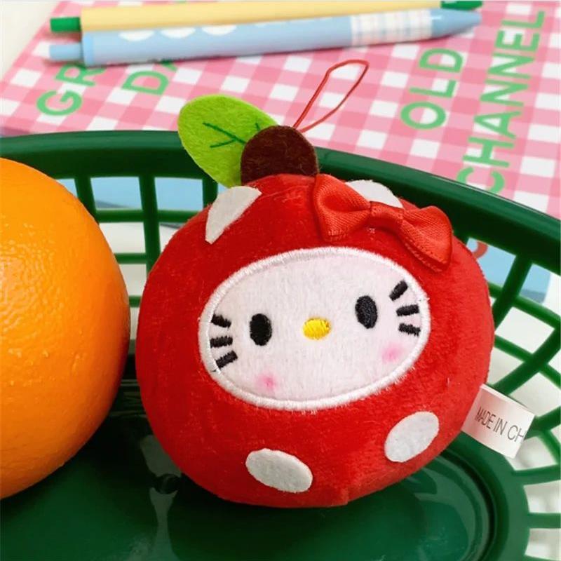 Kawaii Sanrio Plushie Toy Anime Head Kitty Bag Pendant Kt-图3