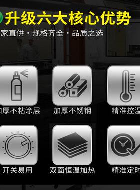千麦商用电热20孔网红迷你布朗熊小熊烧机华夫饼机熊仔烧烤饼机