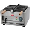Jieyi three-grid waffle maker commercial scone machine electric heating waffle oven checkered waffle maker snack equipment
