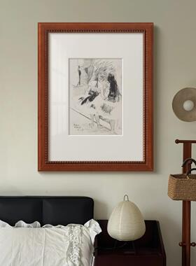 《Sketch》德加芭蕾法式覆古客厅挂画琴房舞蹈房中古风艺术装饰画