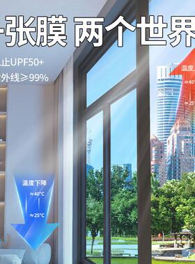 强制效隔防热12345-24防晒玻璃贴膜可客化 纳米量子系列紫外线阳