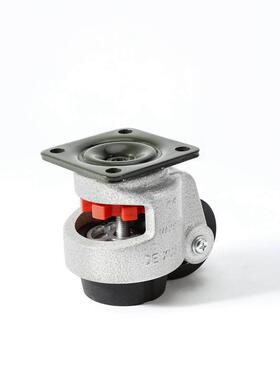DX-100F万向轮福马轮水平调节重载工业机械橡胶轮支架承重轮子