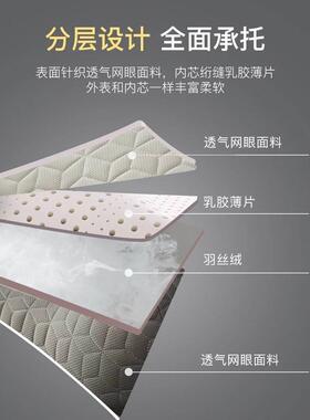 决明子枕头颈椎病专用乳胶枕芯助睡眠家用一对学生成人不塌陷曲度
