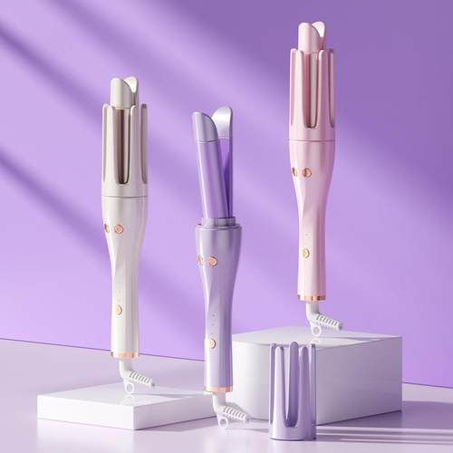 三档温控卷直两用自动卷发棒 宿舍大波浪卷发神器 便携负离子夹板 - 图2